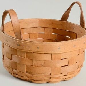 Longaberger round darning basket